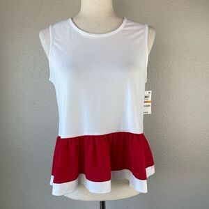 NWT Maison Jules Peachy Keen Top Size S